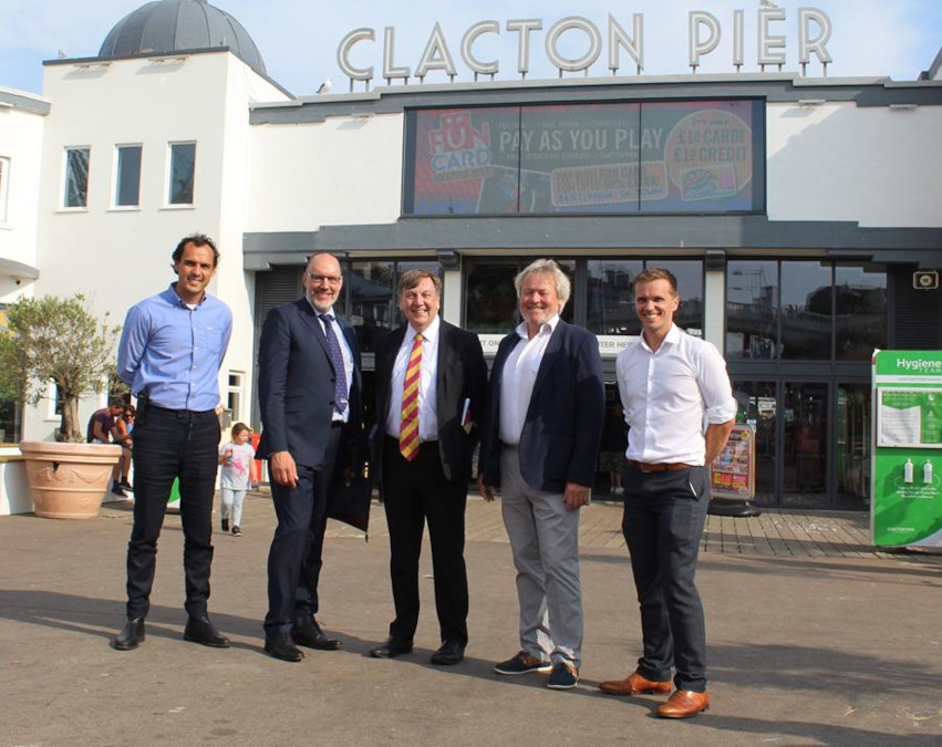 Minister For Gambling John Whittingdale Visits Clacton with Bacta