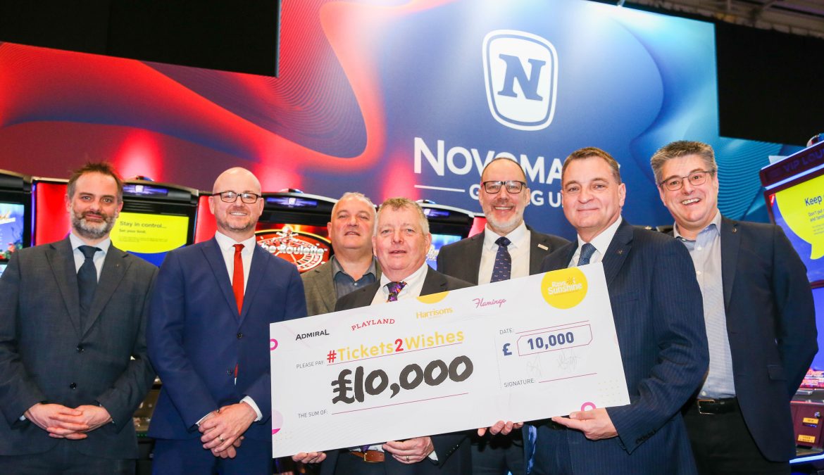 ‘It’s so important as a business to give back’: Novomatic hails importance to local communities at £10,000 EAG presentation